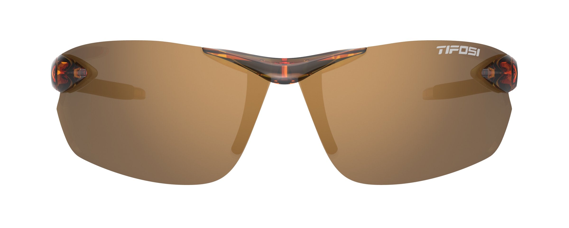 Tifosi Seek FC Sunglasses Tortoise/Brown front view