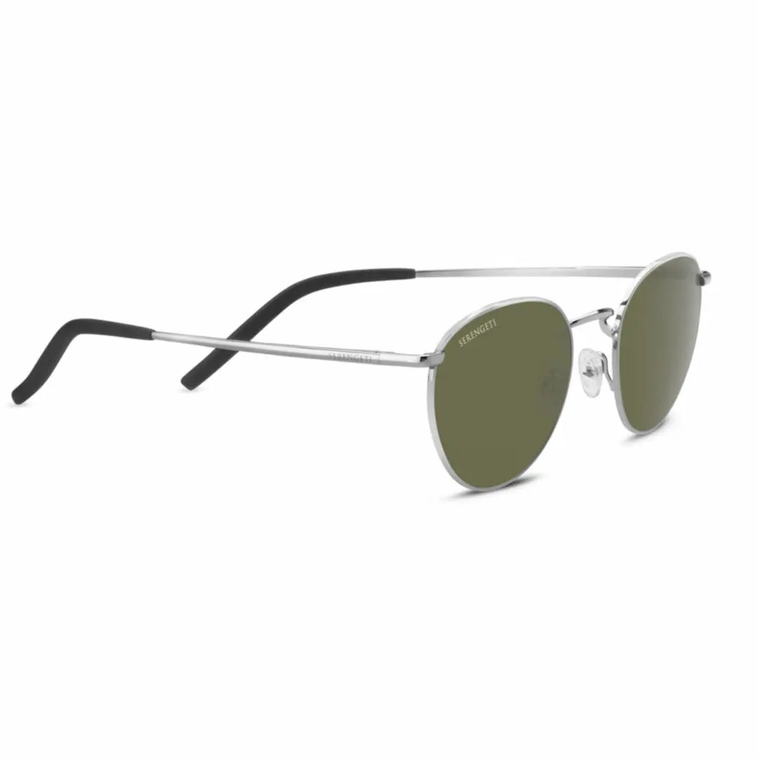 Serengeti Hamel sunglasses in Silver with Polarized 555nm