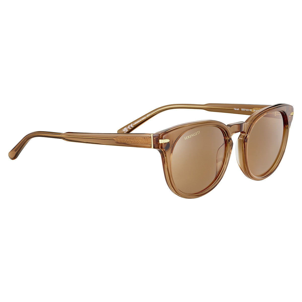 Serengeti Havah Shiny Crystal Caramel Brown/Polarized Drives