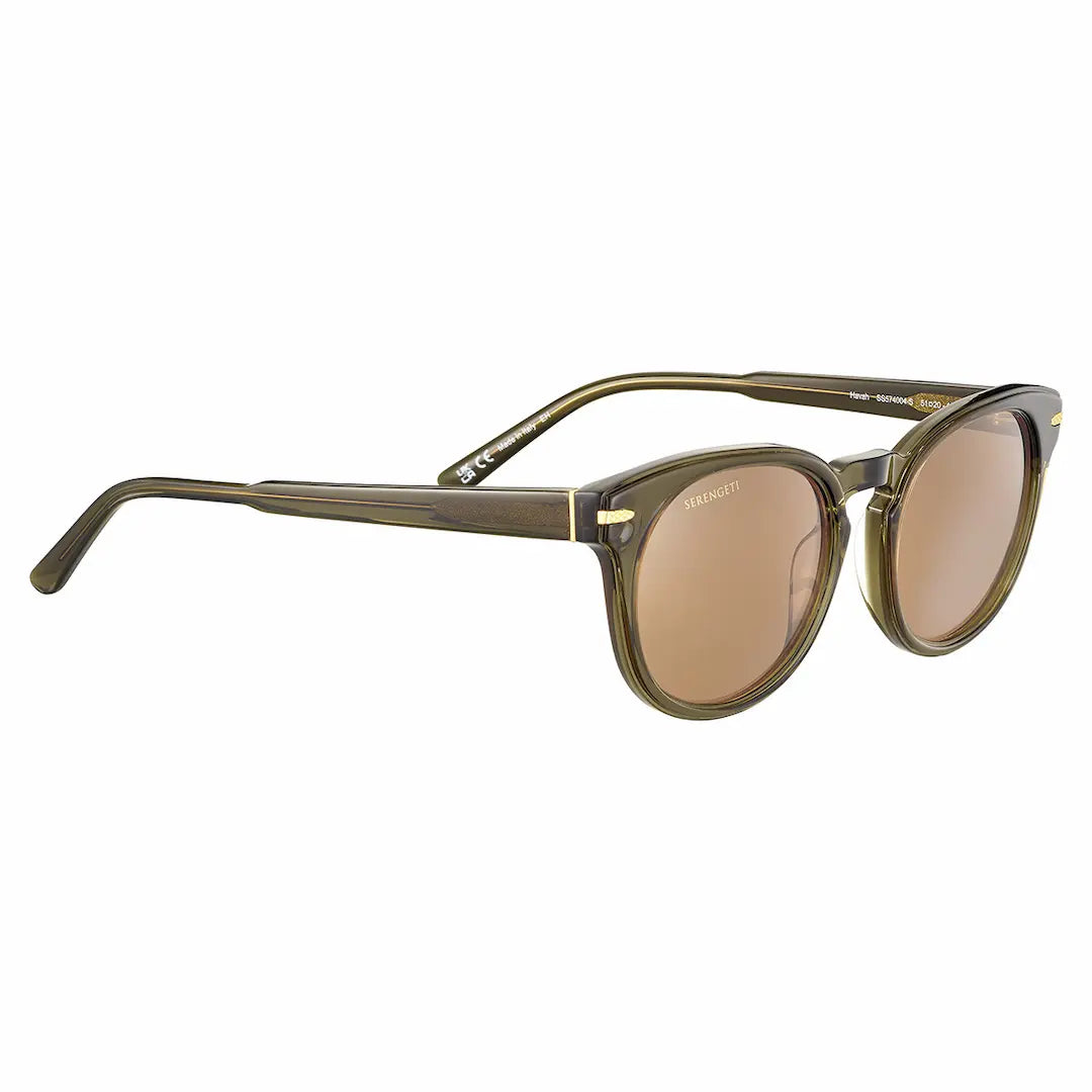Serengeti Havah sunglasses in Dark Green with Polarized Drivers lenses