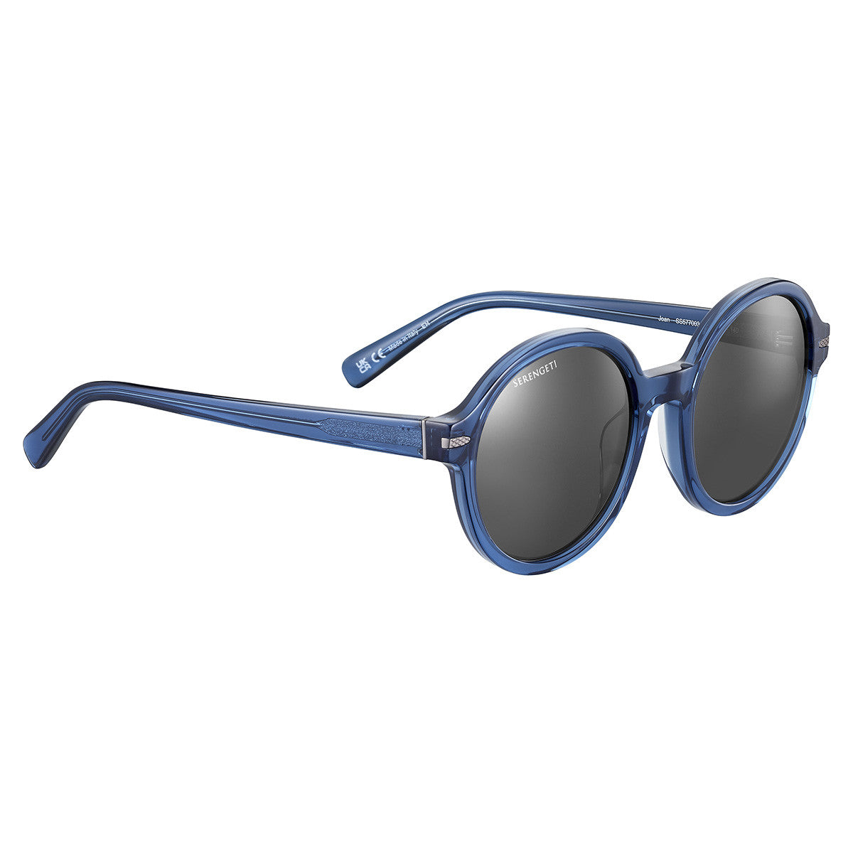 Serengeti Joan Shiny Crystal Fed Blue/Polarized Smoke