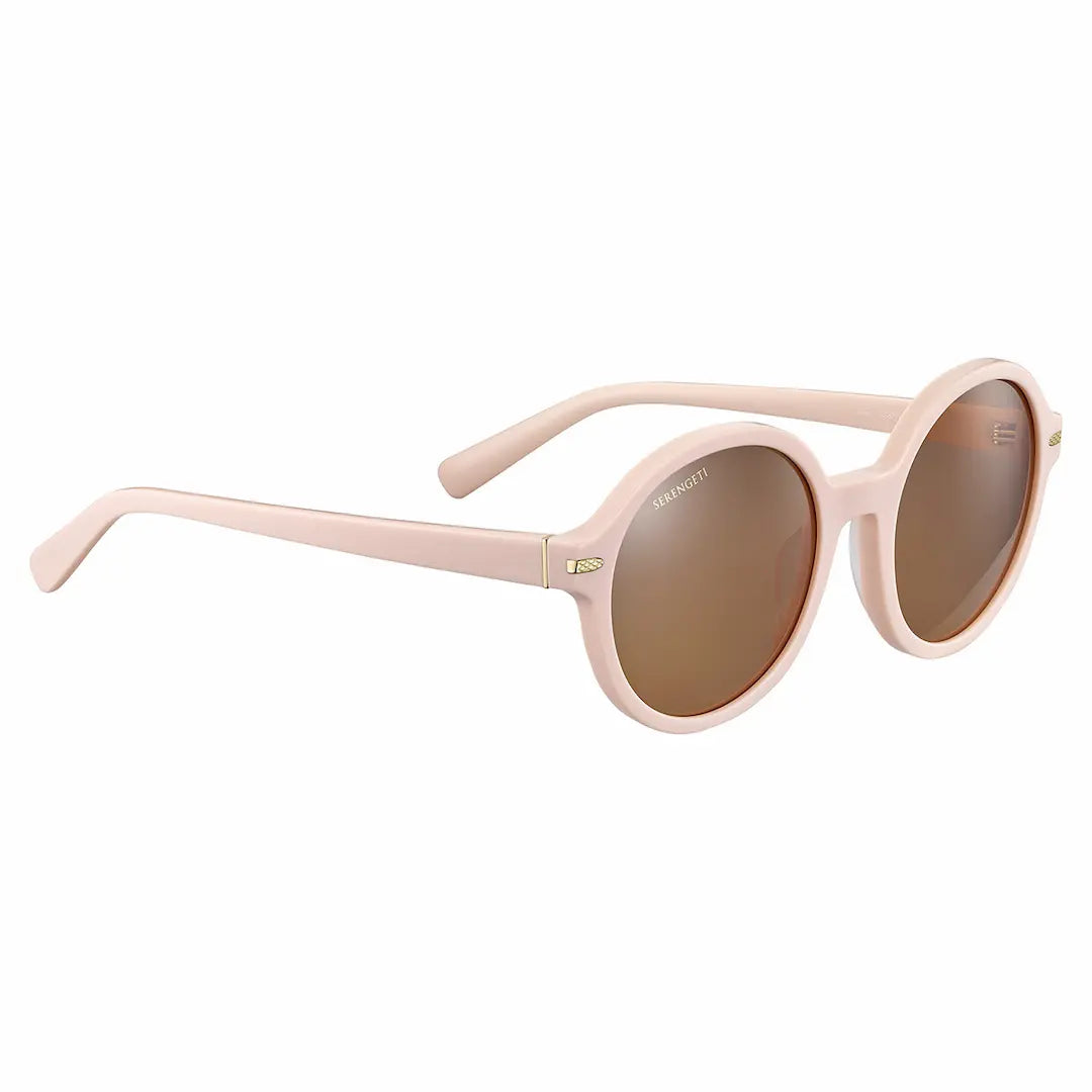 Serengeti Joan sunglasses in nude with polarized drivers