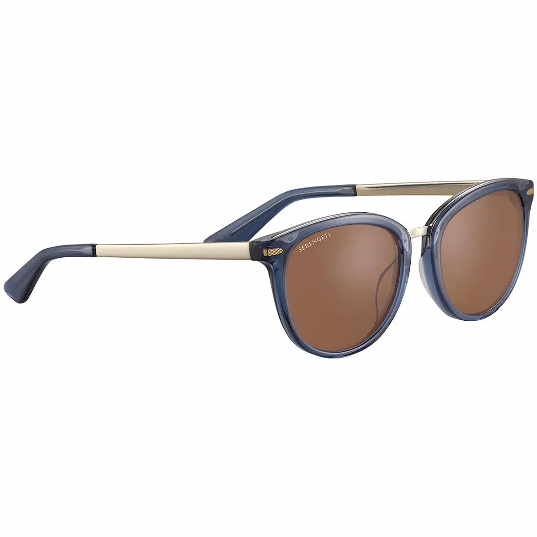 Serengeti Jodie sunglasses in blue with polarized drivers