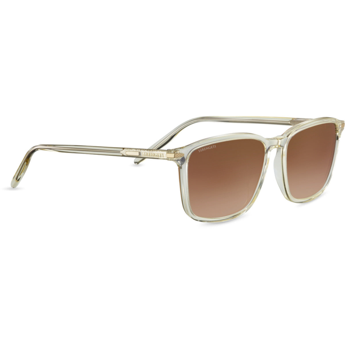 Serengeti Lenwood Champagne Translucide/Polarized Drivers Gradient