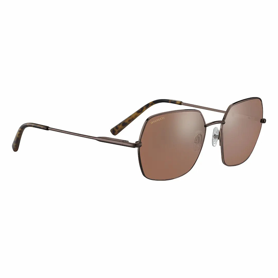 Serengeti Loy sunglasses in Chocolate