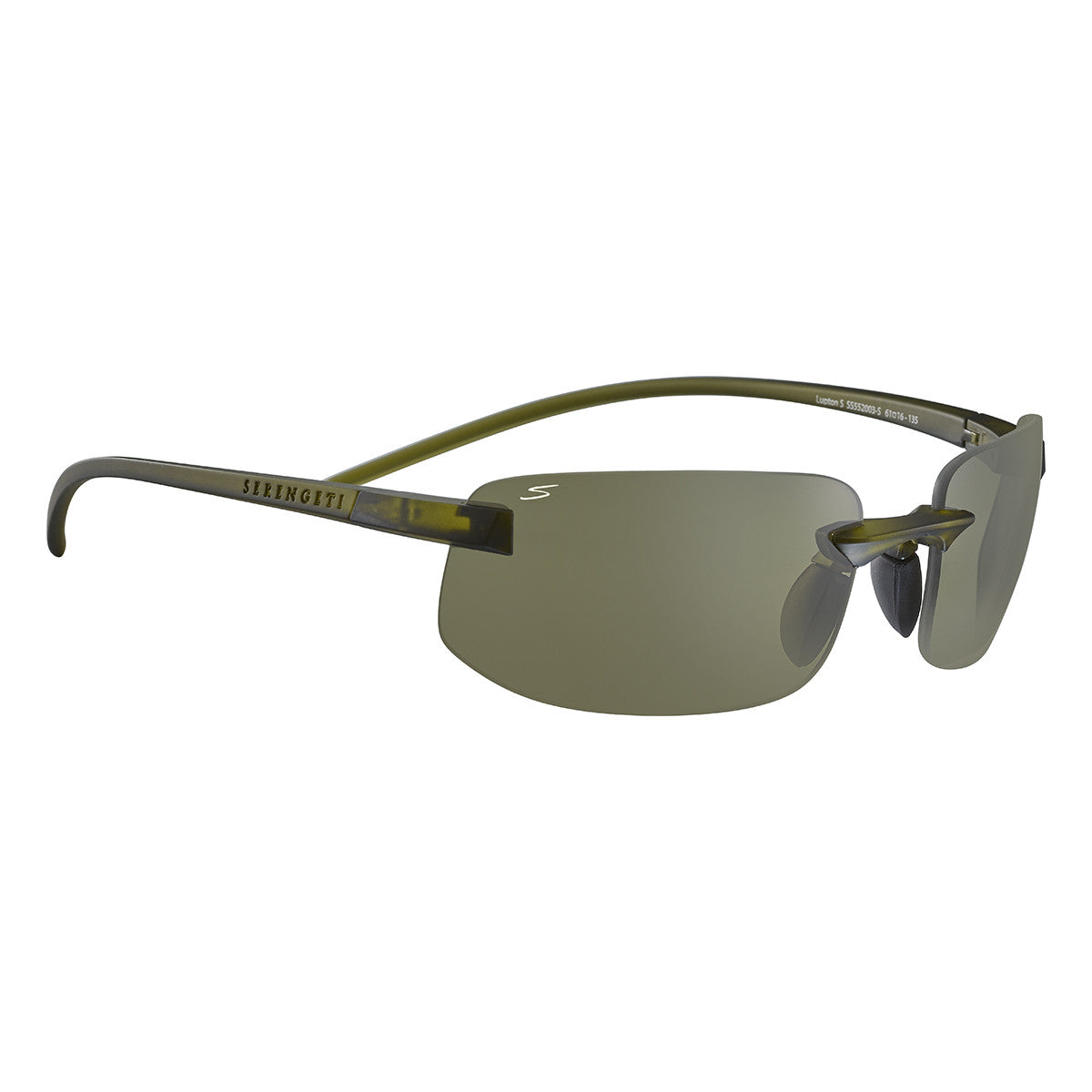 Serengeti Lupton Matte Khaki/Polarized 555nm