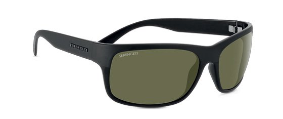 Serengeti Pistoia Satin Black/Polarized 555nm