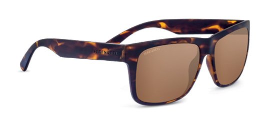 Serengeti Positano Sanded Dark Tortoise/Polarized Drivers Gold
