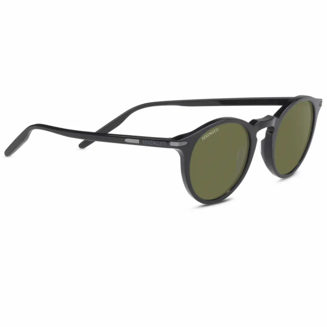 Serengeti Raffaele sunglasses in Black with polarized 555 lenses