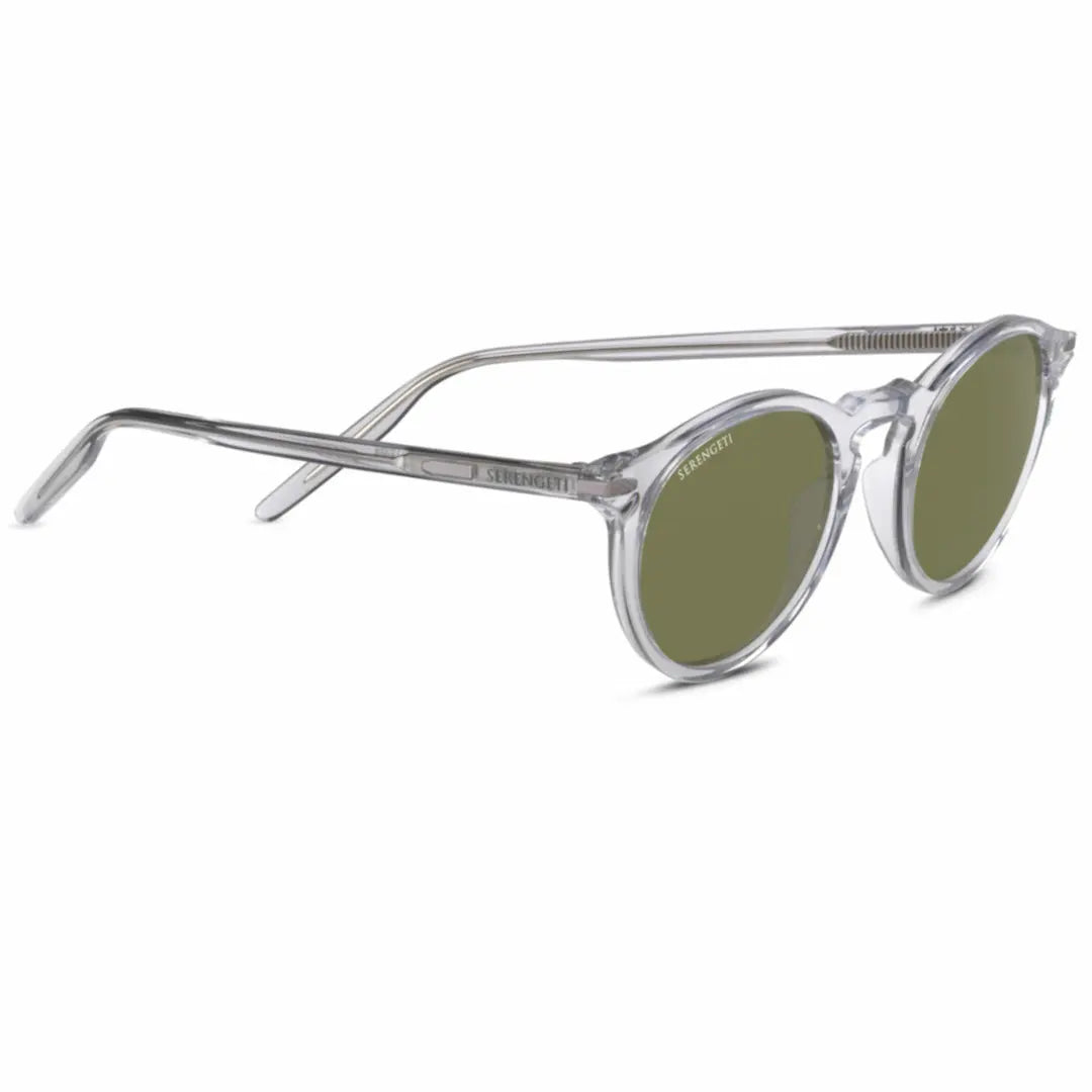 Serengeti Raffaele sunglasses in Crystal with polarized lenses