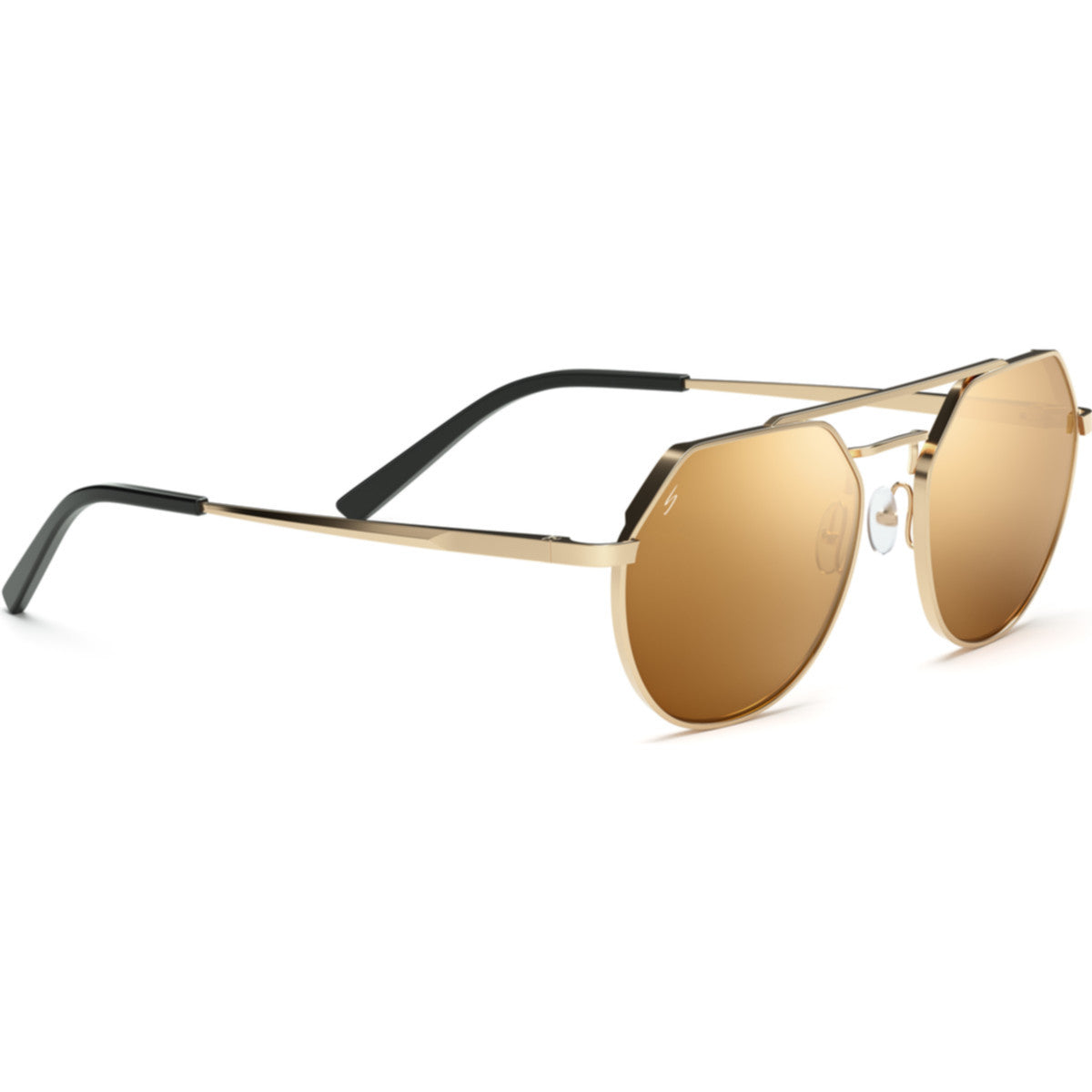 Serengeti Shelby Shiny Light Gold/Polarized Drivers Gold