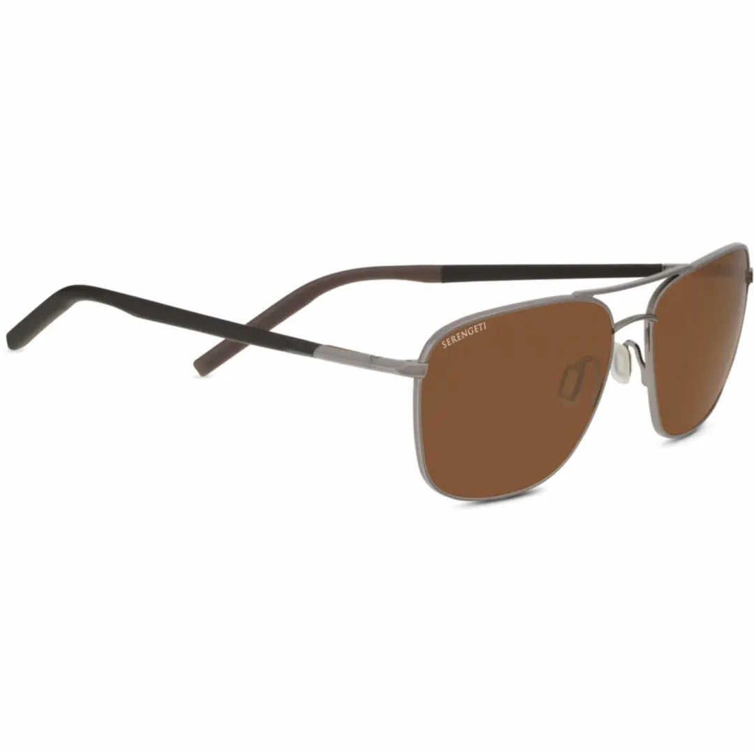 Serengeti Spello sunglasses in Gunmetal frame with polarized lenses