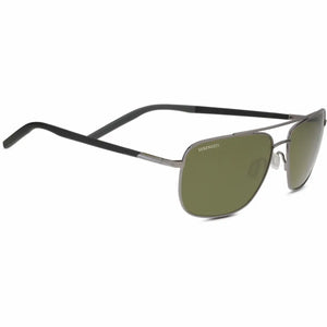 Gunmetal Shiny frame/Mineral Glass Polarized 555nm lenses