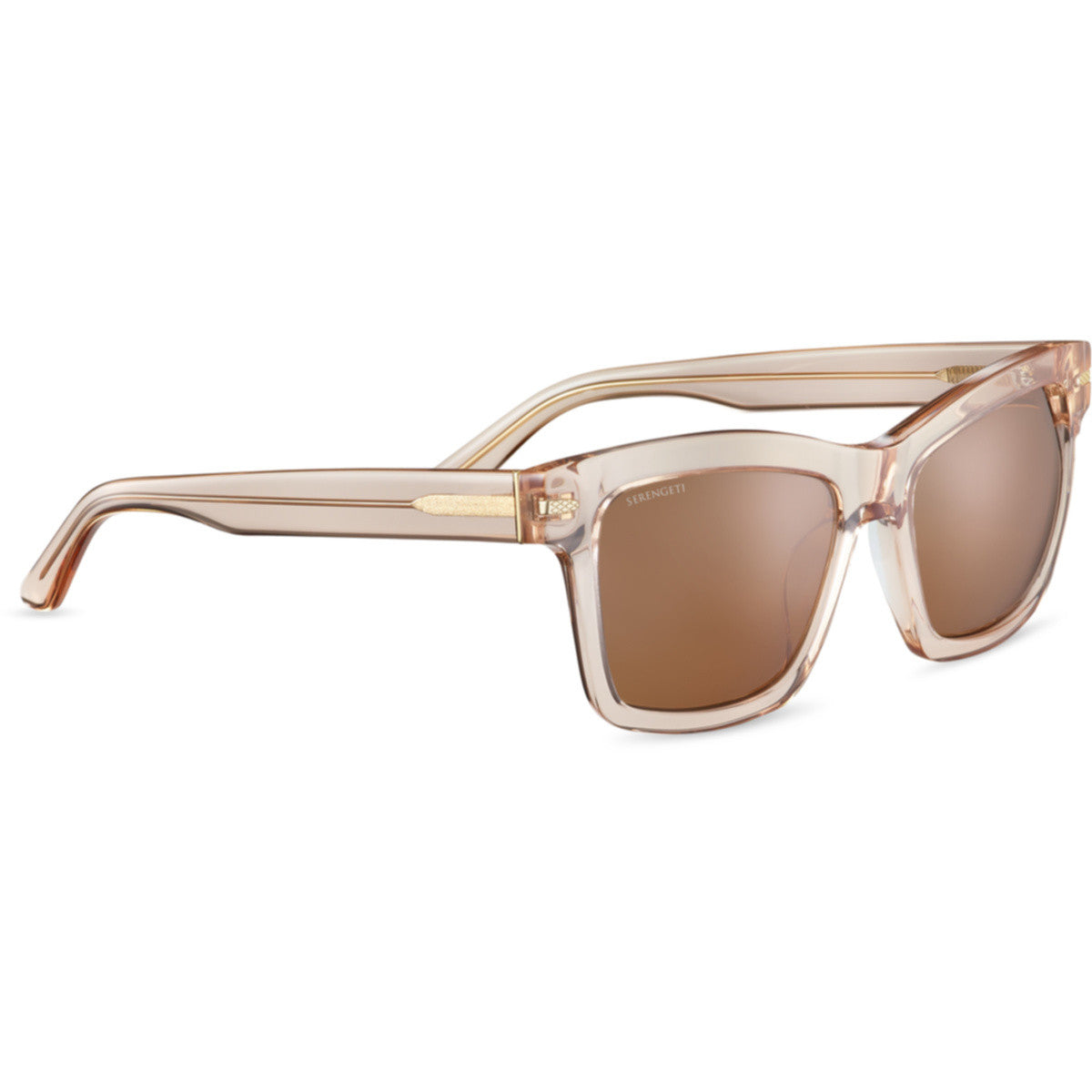 Serengeti Winona Pink Champagne/Polarized Drivers