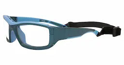 Blue with White/Clear lenses