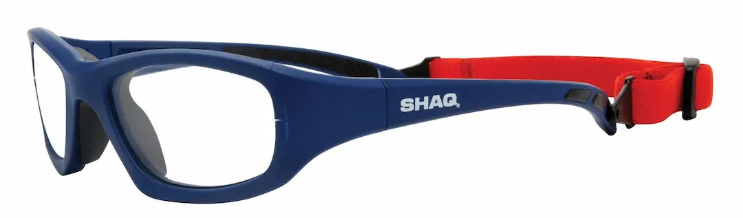 Shaq kids sports goggles in blue with red