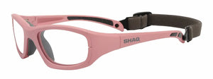 Pale Pink with Gray kids size/Clear lenses