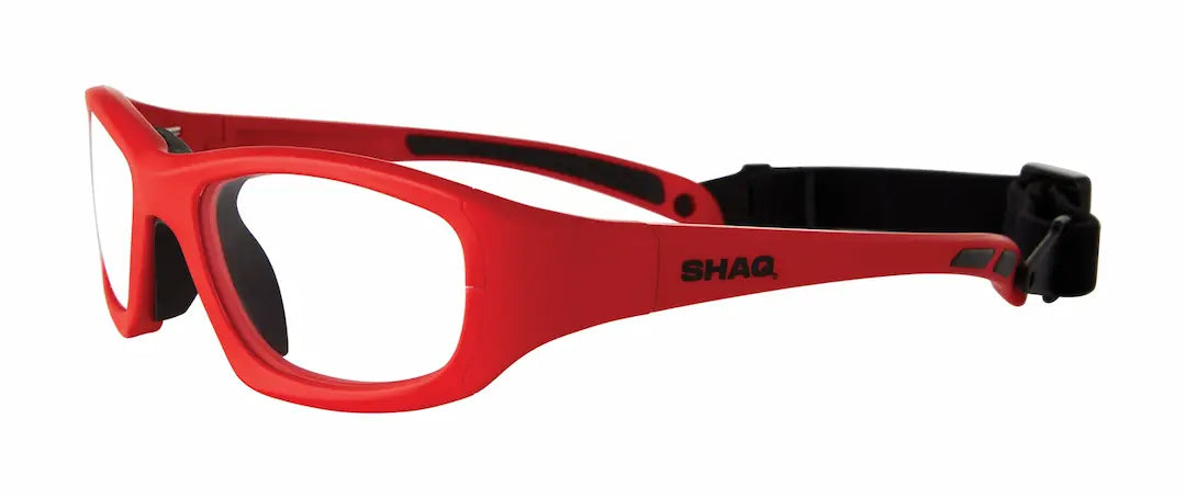 Shaq kids sports glasses in red with black
