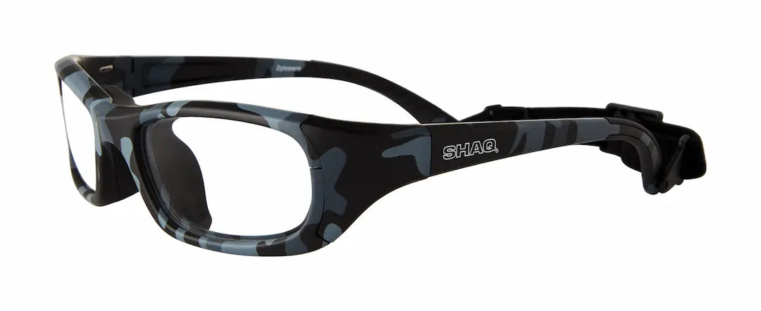Shaq sports glasses in black camo