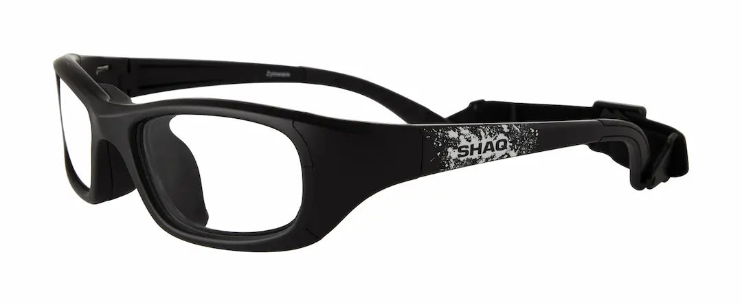 Shaq sports glasses in black with white