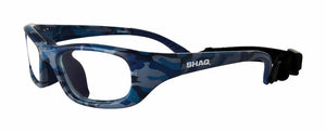 Blue Camo with Navy/Clear lenses
