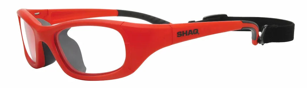 Shaq sports glasses in red with black