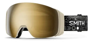 Chalk Space Invaders goggles/Chromapop Sun Black Gold Mirror lenses