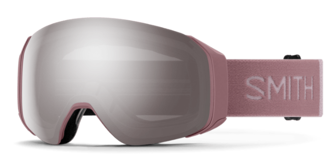 Smith 4D Mag S Snow goggles in dusk pink with platinum mirror lenses