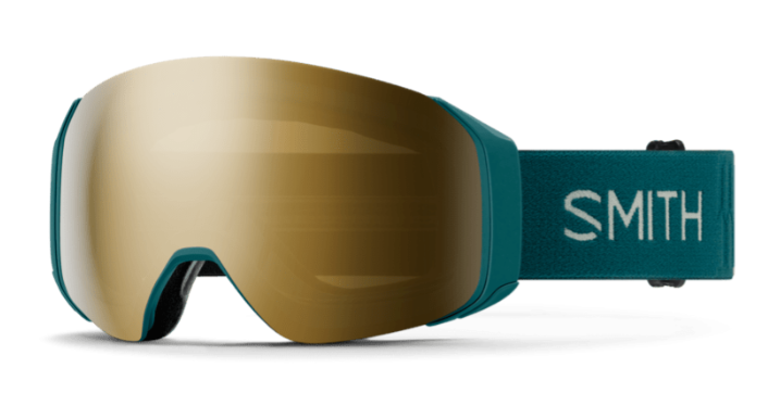 Smith 4D Mag S ski goggles in Malachite with Gold Mirror lenses