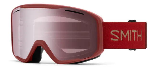 Smith Blazer asian fit ski goggles in ironwood with ignitor mirror lenses