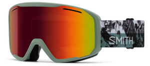 Sage Brush Paste Up goggle/Red Sol-X Mirror lenses
