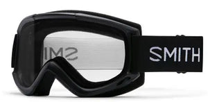 Black goggle/Clear lenses
