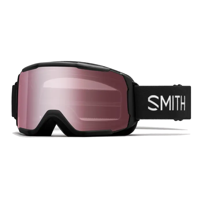 Smith Daredevil ski goggles in Black with Ignitor mirror