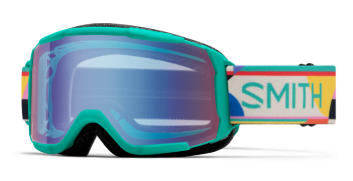 Smith Daredevil Ski goggle in jade with blue sensor mirror