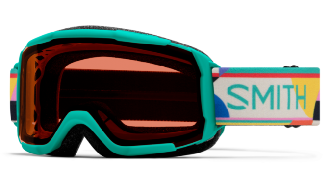 Smith Daredevil kids ski goggle in jade with rc36 lenses