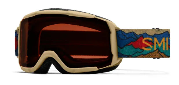 Smith Daredevil kids ski goggles in sandstorm with RC36 lenses