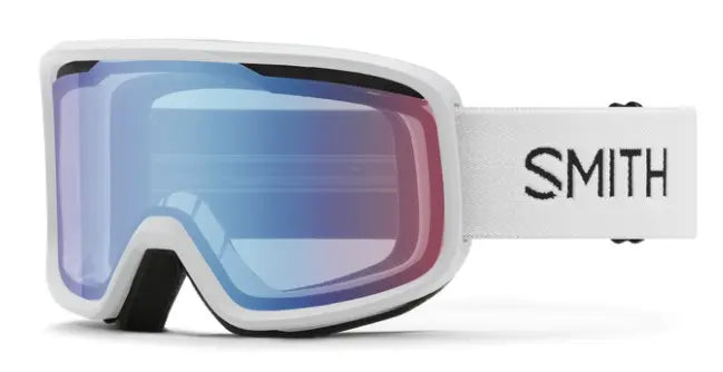 Smith Frontier ski goggles White/Blue Sensor Mirror