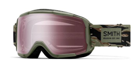 Smith Grom kids ski goggles in tiger's eye with ignitor lenses