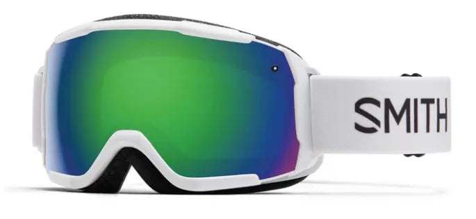 Smith Grom kids ski goggle White/Sol-X Green