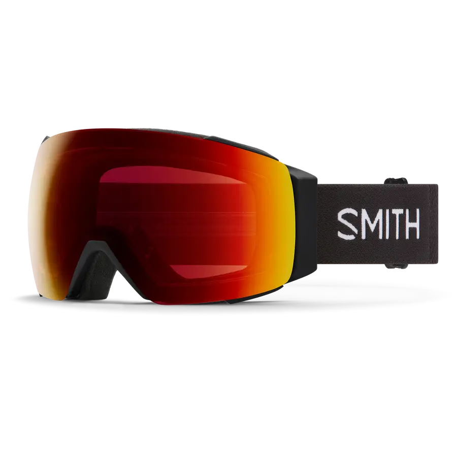 Smith I/O MAG Black ChromaPop Sun Red Mirror Goggles