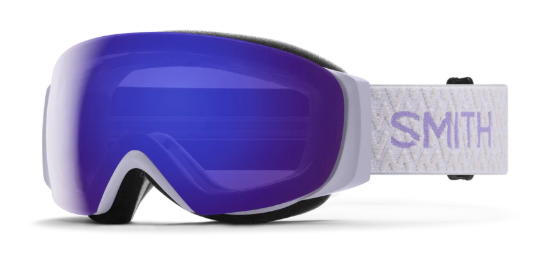 Smith I/O Mag S ski goggles in Lunar Fog with Violet lenses