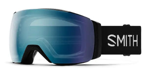 Low Fit Nose Bridge Black goggle/Chromapop Everyday Blue Mirror and Storm Rose Flash Blue Mirror lenses
