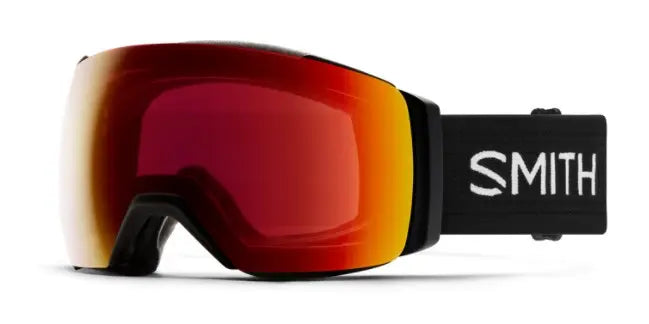 Smith I/O Mag XL Ski goggles Black || ChromaPop Sun Red Mirror