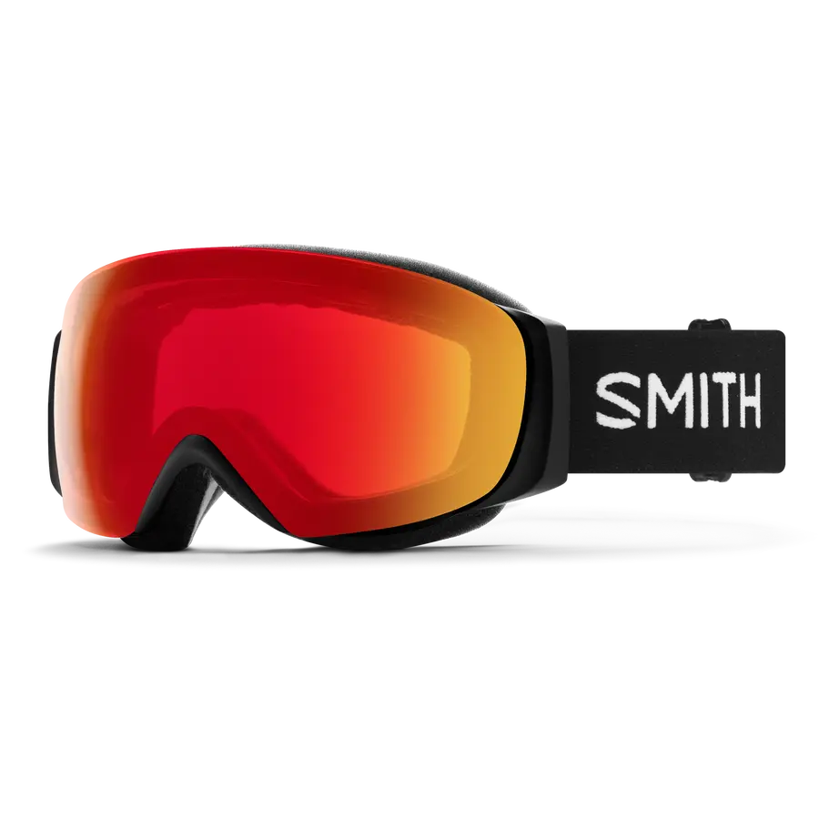 Smith I/O Mag ski goggles asian fit in black with light changing lenses