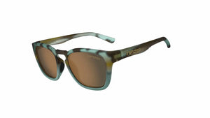 Matte Blue Tortoise frame/Brown Polarized lenses