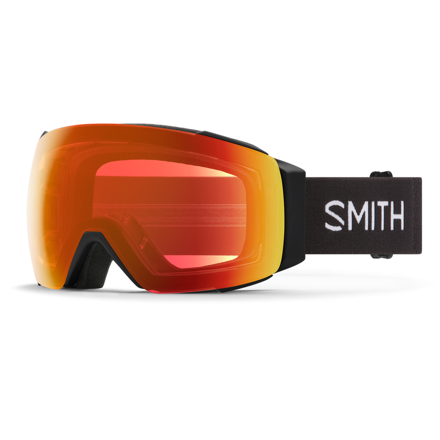 Smith I/O MAG Black ChromaPop Sun Red Mirror Goggles