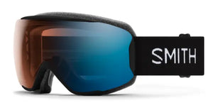 Black goggle/ChromaPop Photochromic Blue Mirror lenses