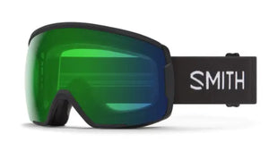 Black goggle/ ChromaPop Everyday Green Mirror lenses