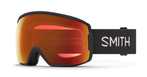 Black goggle/ ChromaPop Everyday Red Mirror lenses