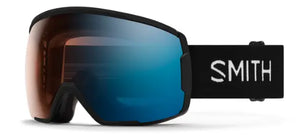 Low Fit (Asian) Bridge Black goggle/ ChromaPop Photochromic Blue Mirror lenses